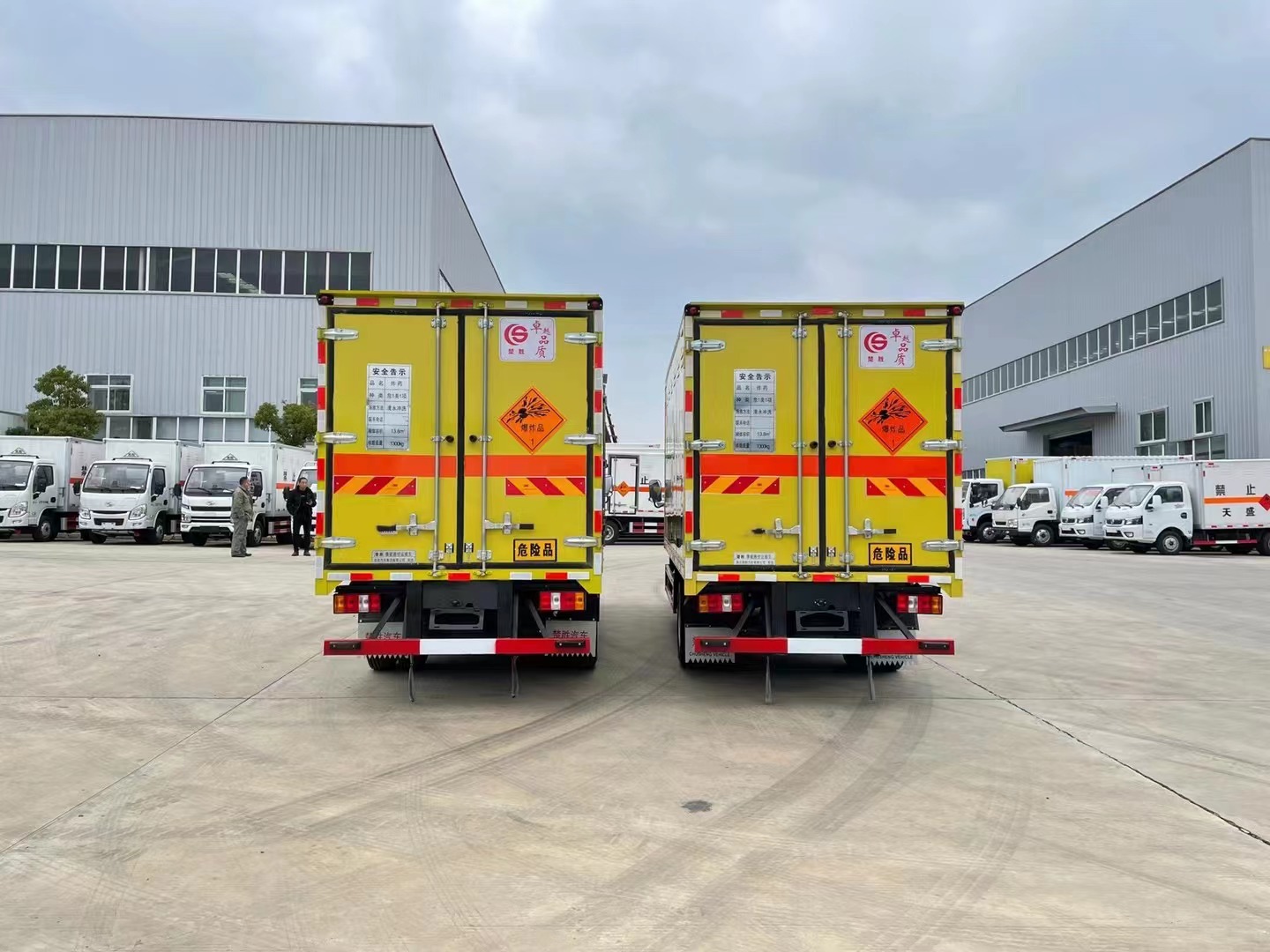 江鈴順達藍牌1.3噸爆破器材運輸車