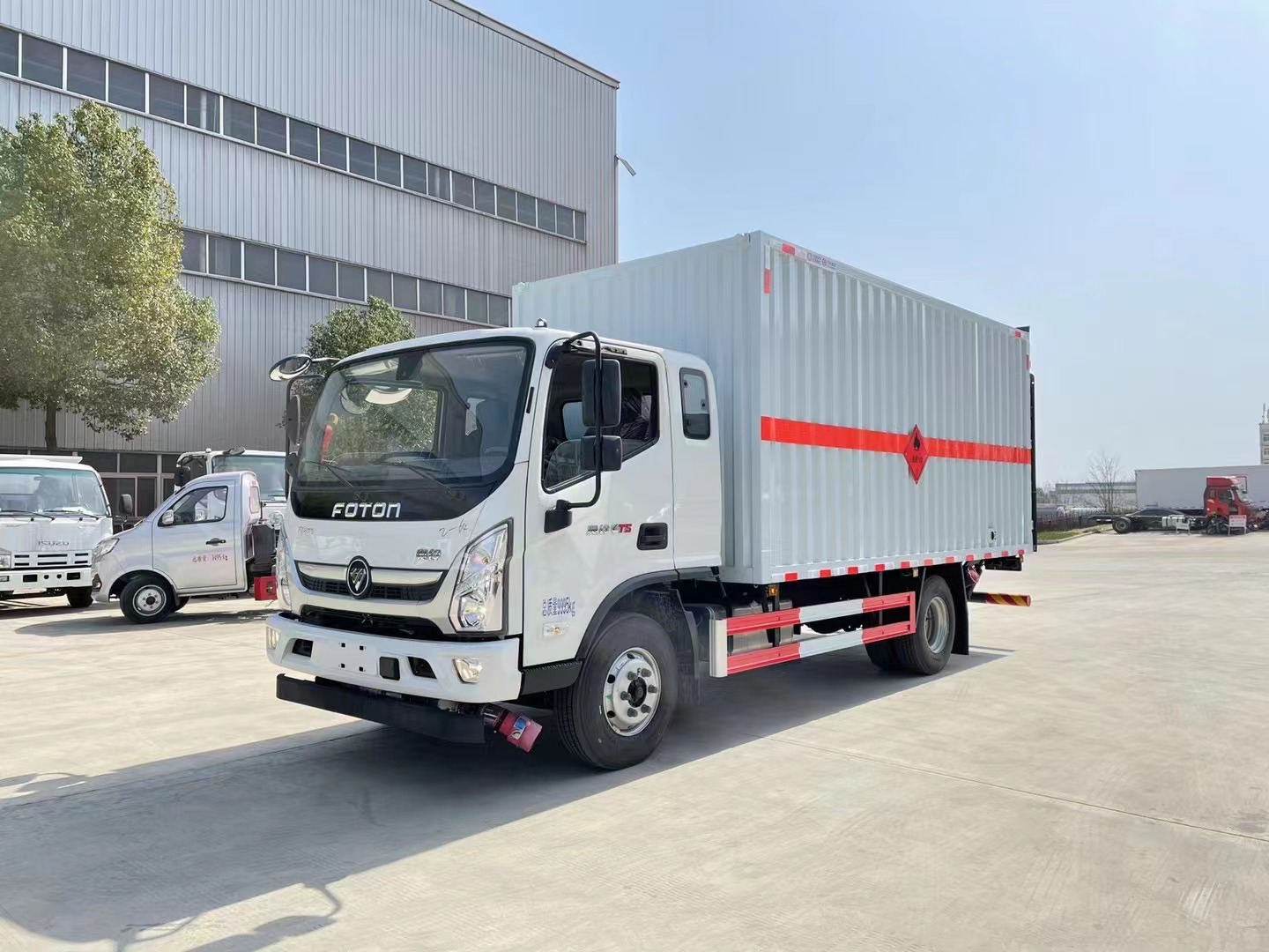 福田奧鈴CTS5.2米氣體廂式車