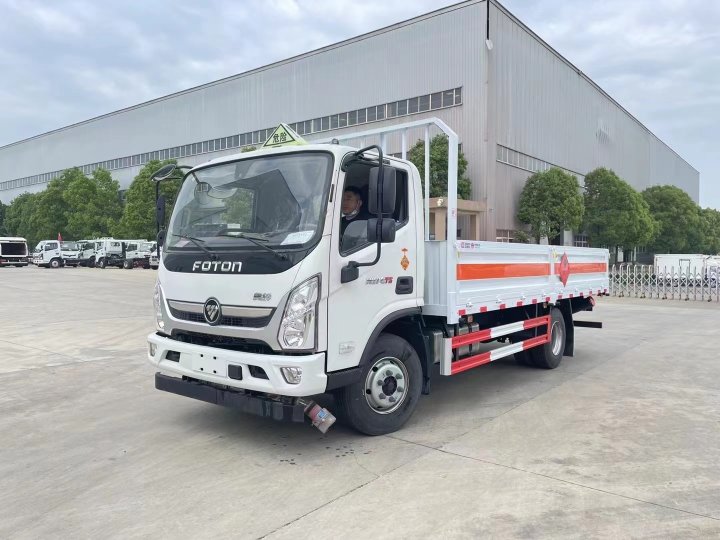 福田奧鈴4.8米氣瓶運輸車/黃牌5噸